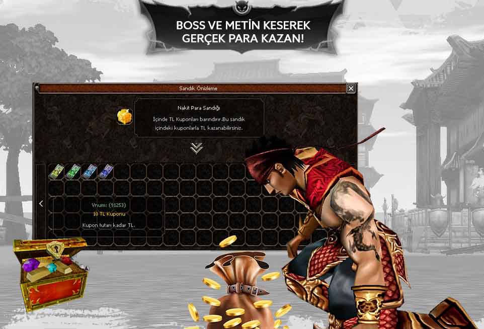 Lonexmt2 boss ve metinden tl kazan