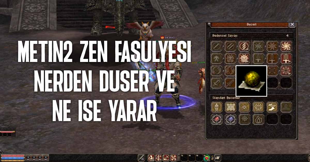 Metin2 Zen Fasulyesi Nerden Düşer ve Ne İşe Yarar