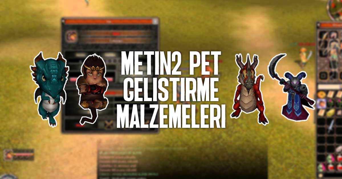 Metin2 Pet Geliştirme Malzemeleri