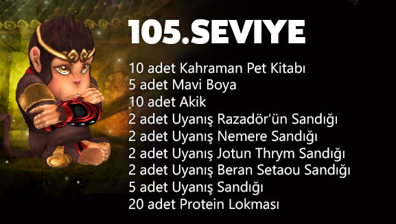 4. Evrim 105. Seviye