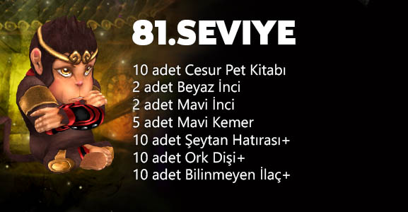 3. Evrim 81. Seviye