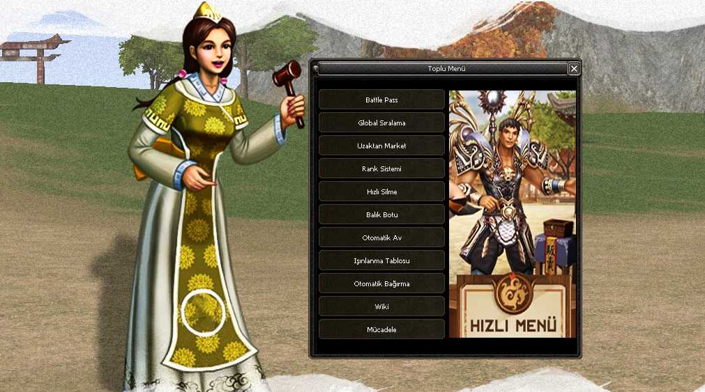 Mitra2 f5 hızlı menü