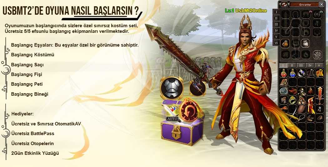 UsbMetin2 başlangıç