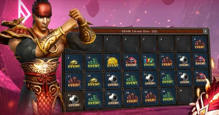 Furya2 Etkinlik Takvimi