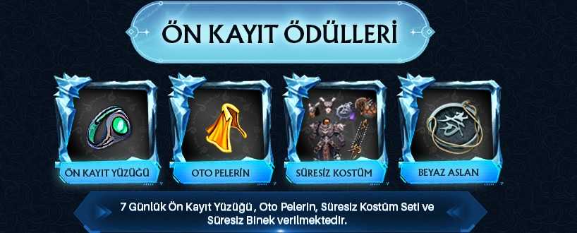 VikingMt2 Ön Kayıt Ödülleri